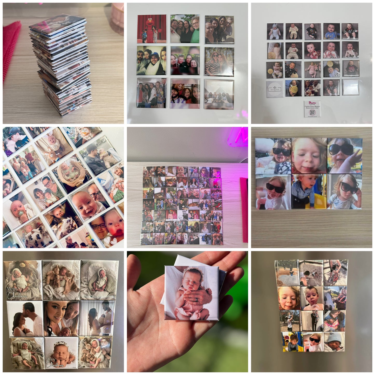 2"x 2" Custom Photo Magnets