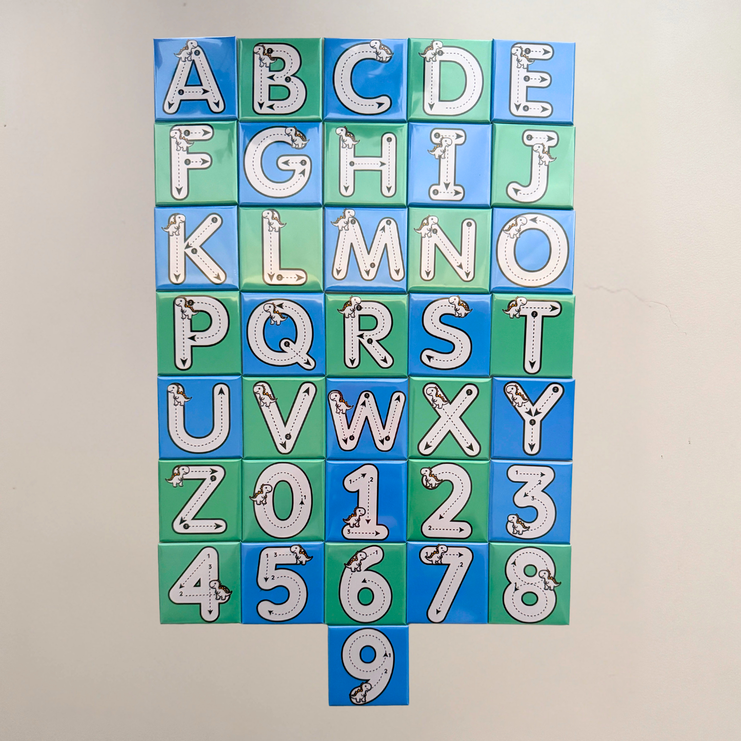 Kids learning magnet bundle — educational fridge magnets for children handmade in Australia