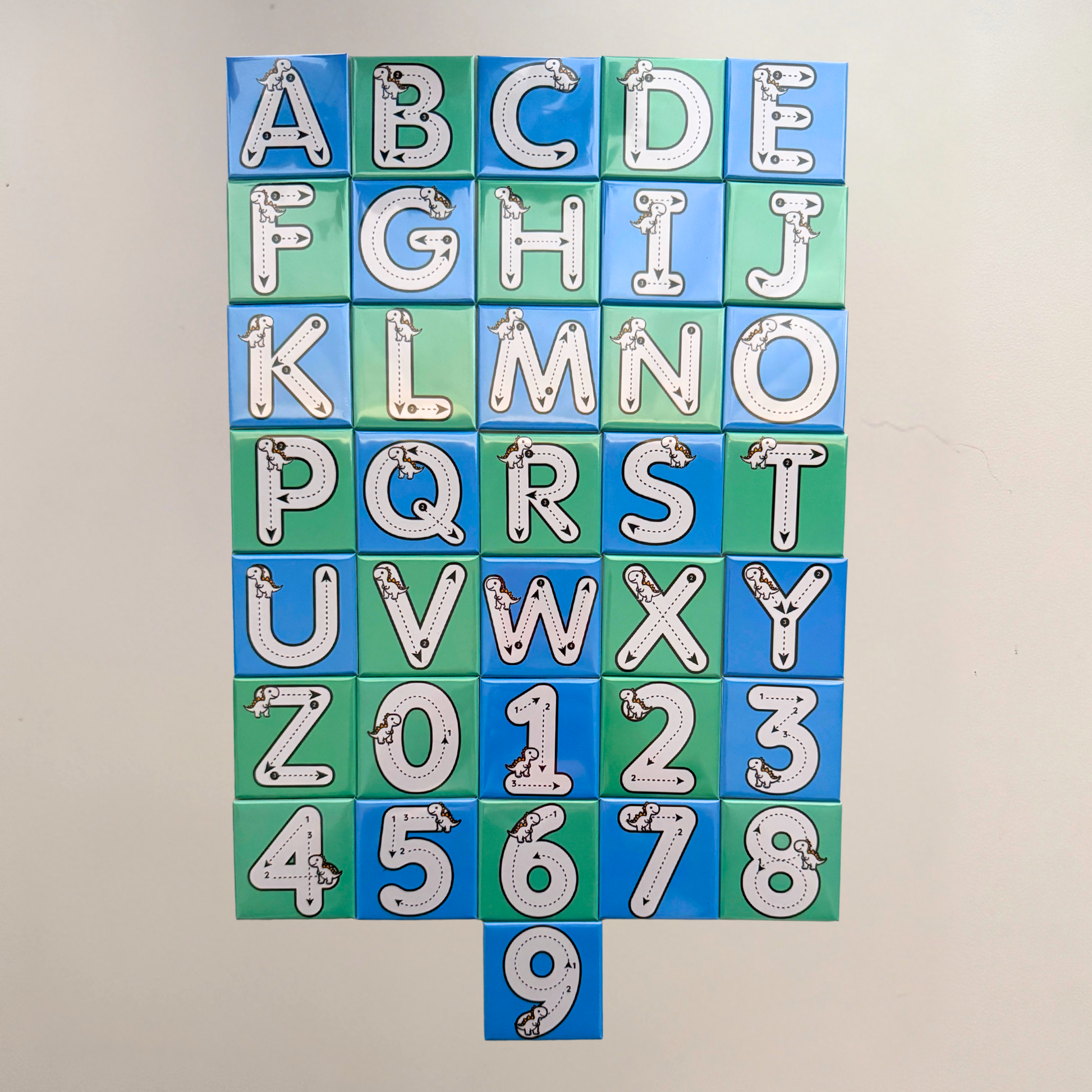 Kids learning magnet bundle — educational fridge magnets for children handmade in Australia