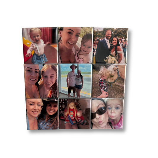 2"x 2" Custom Photo Magnet Set | Personalised Gift & Fridge Decor