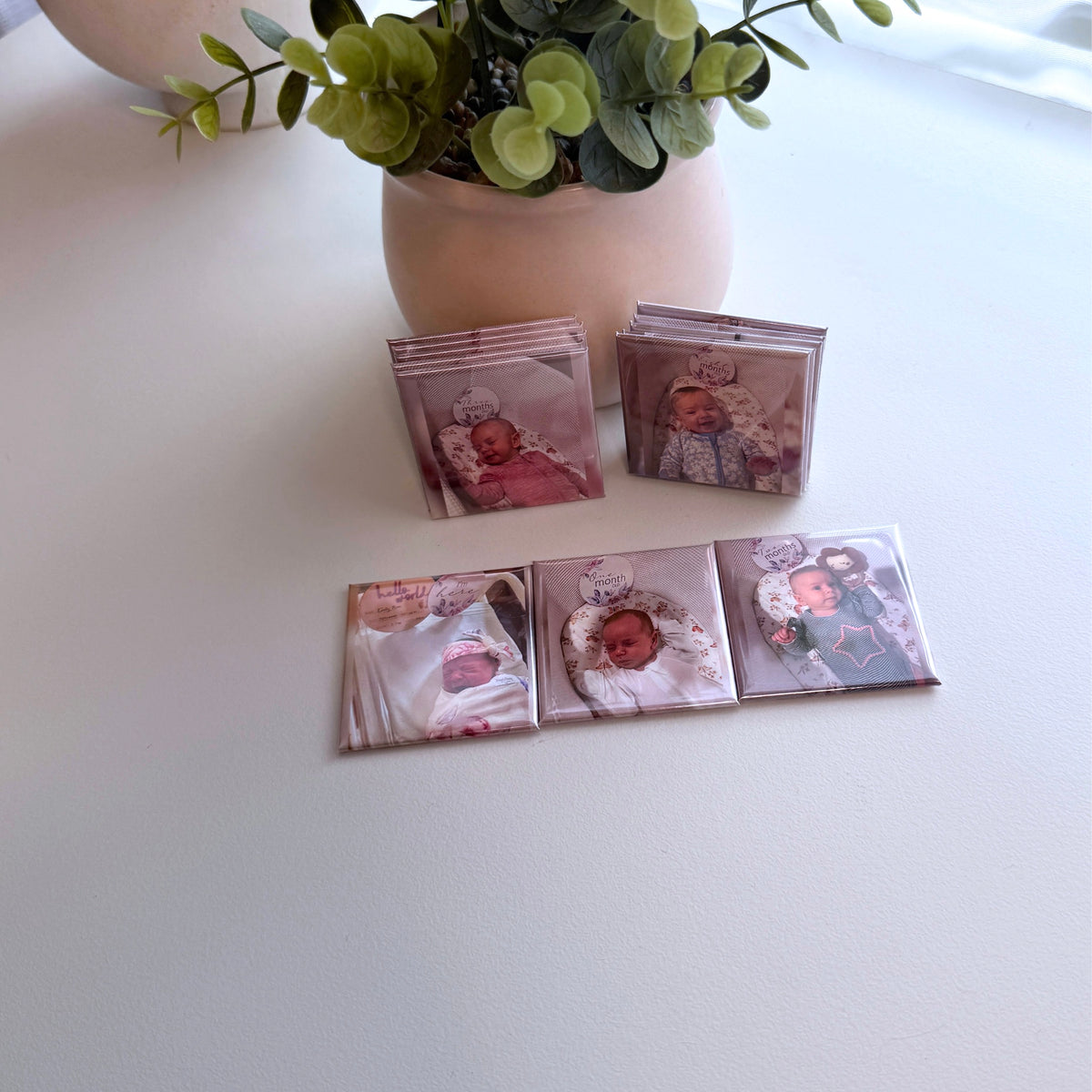 Custom Baby Milestone Magnets