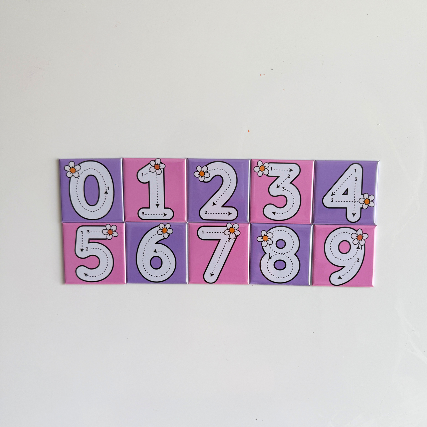 Number Tracing Magnets 0–9