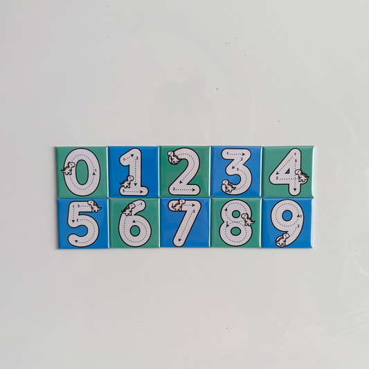 Number Tracing Magnets 0–9