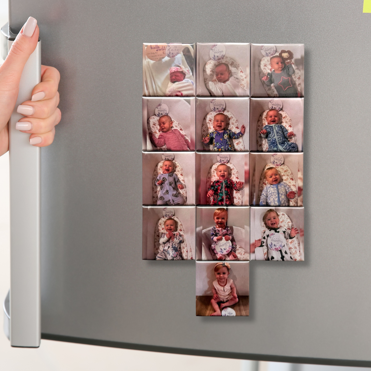 Custom Baby Milestone Magnets