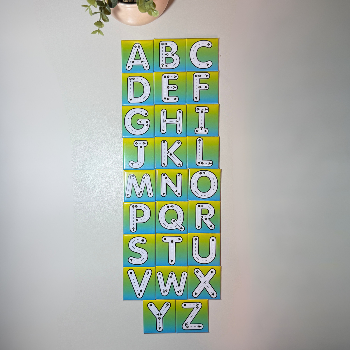 Alphabet Tracing Magnets — Gradient