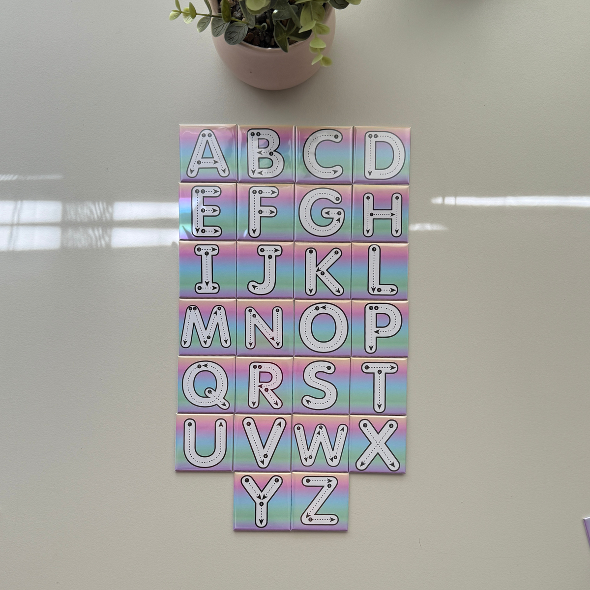 Alphabet Tracing Magnets — Gradient