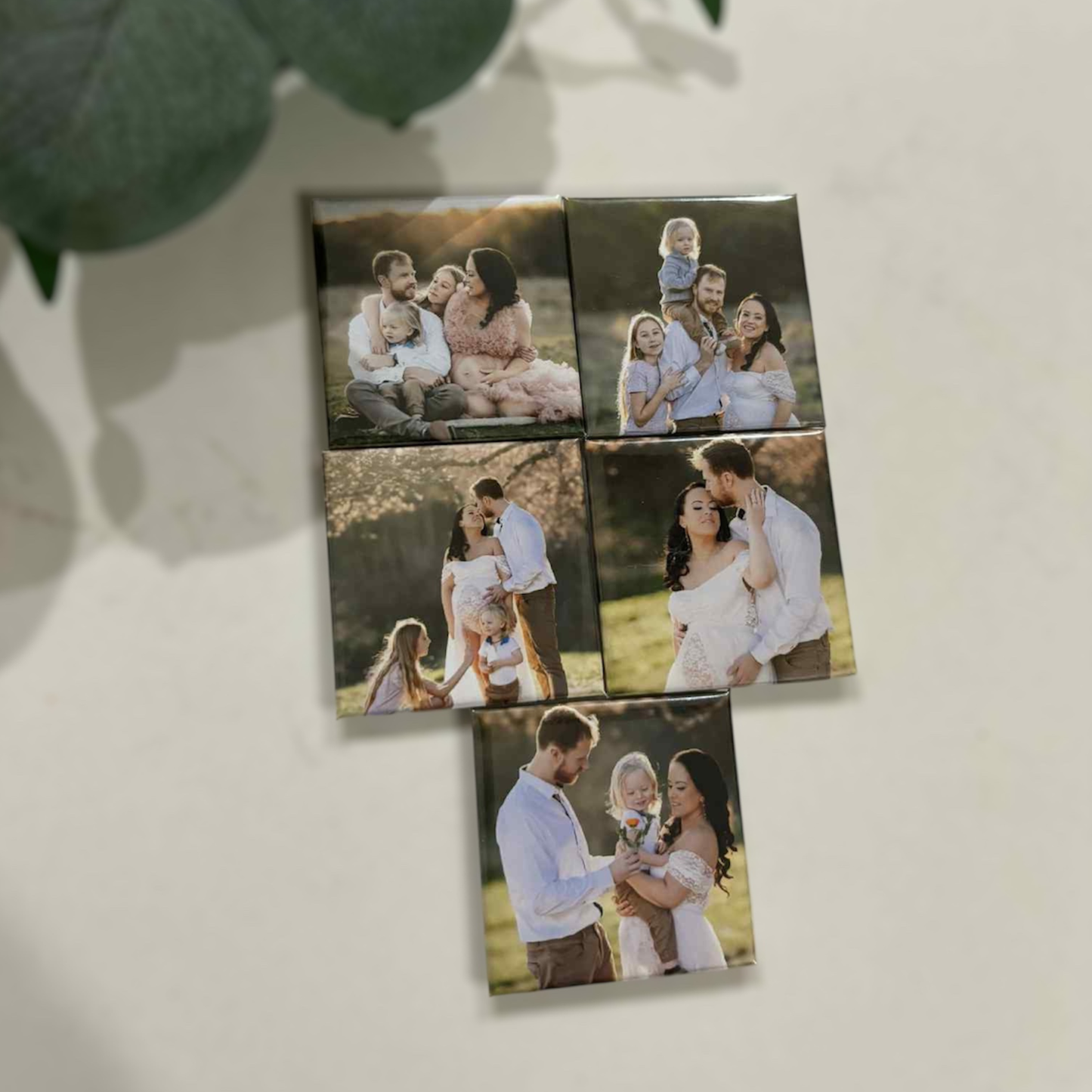 Custom photo magnets handmade in Australia — personalised fridge magnets, perfect gift idea
