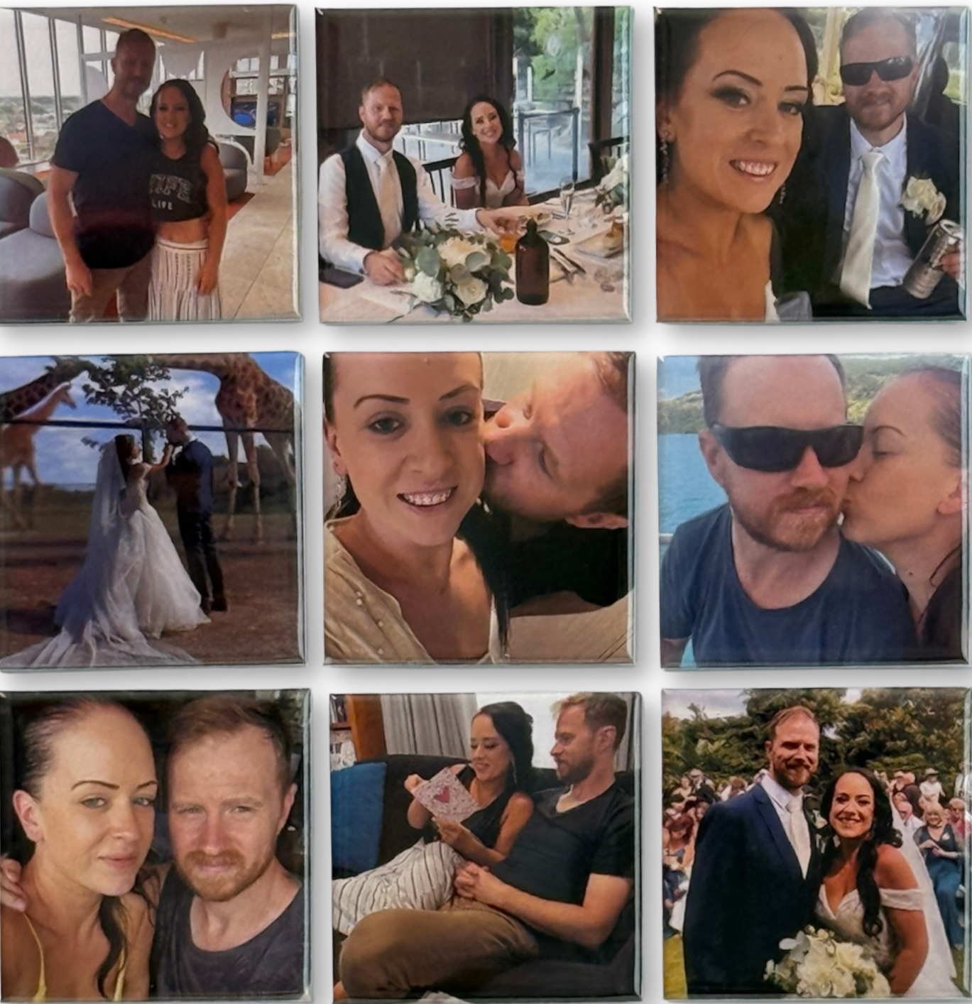 Handmade custom photo magnets made with love in Melbourne, Australia